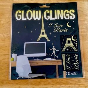 I love Paris glow clings